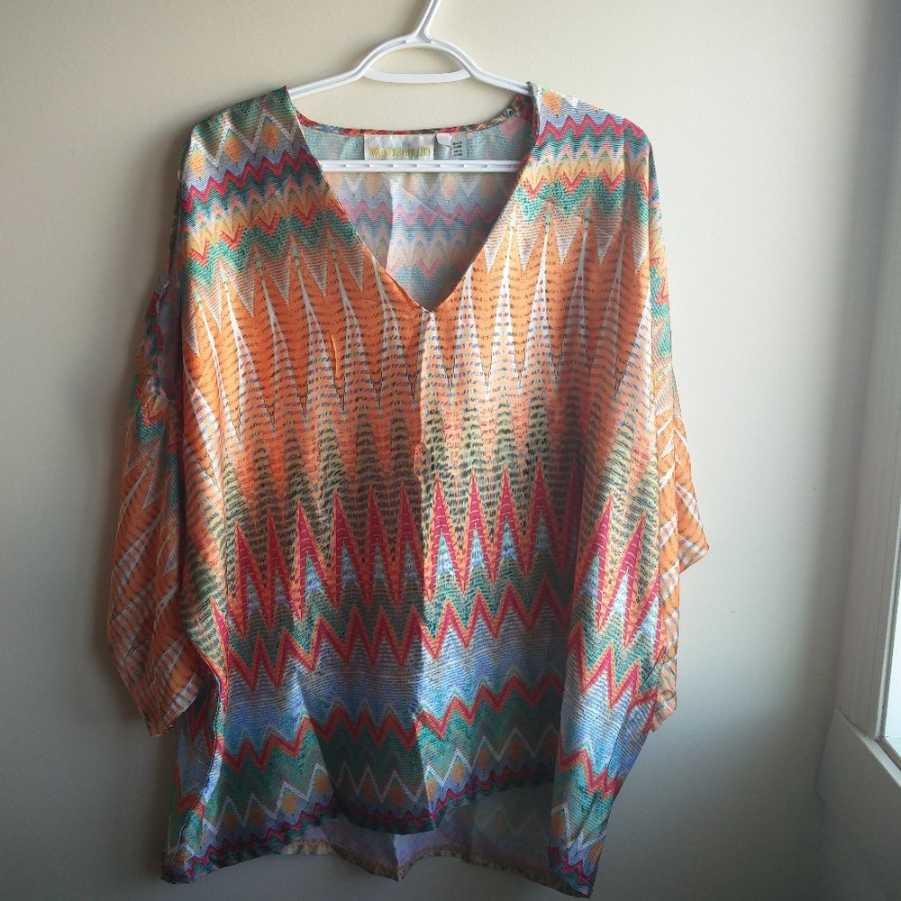Wanderlujo top/Cover up